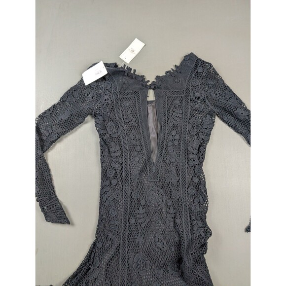 RRL Ralph Lauren Cotton Lace-Killing Dress Black Size 1 – Rare $1200 Piece NWT - Picture 11 of 16